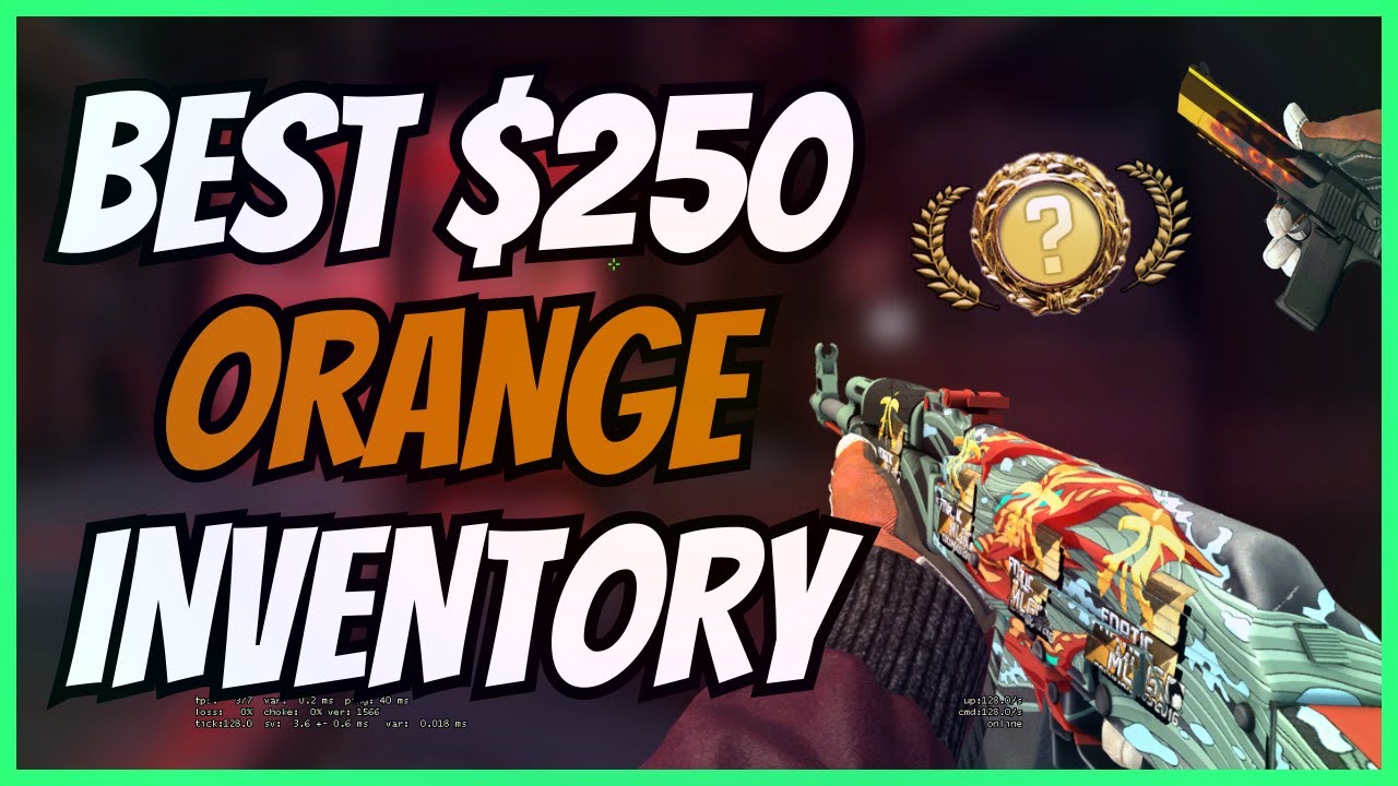 FULL ORANGE CS:GO INVENTORY FOR $250! The Best Cheap Orange CSGO Skins 2023!