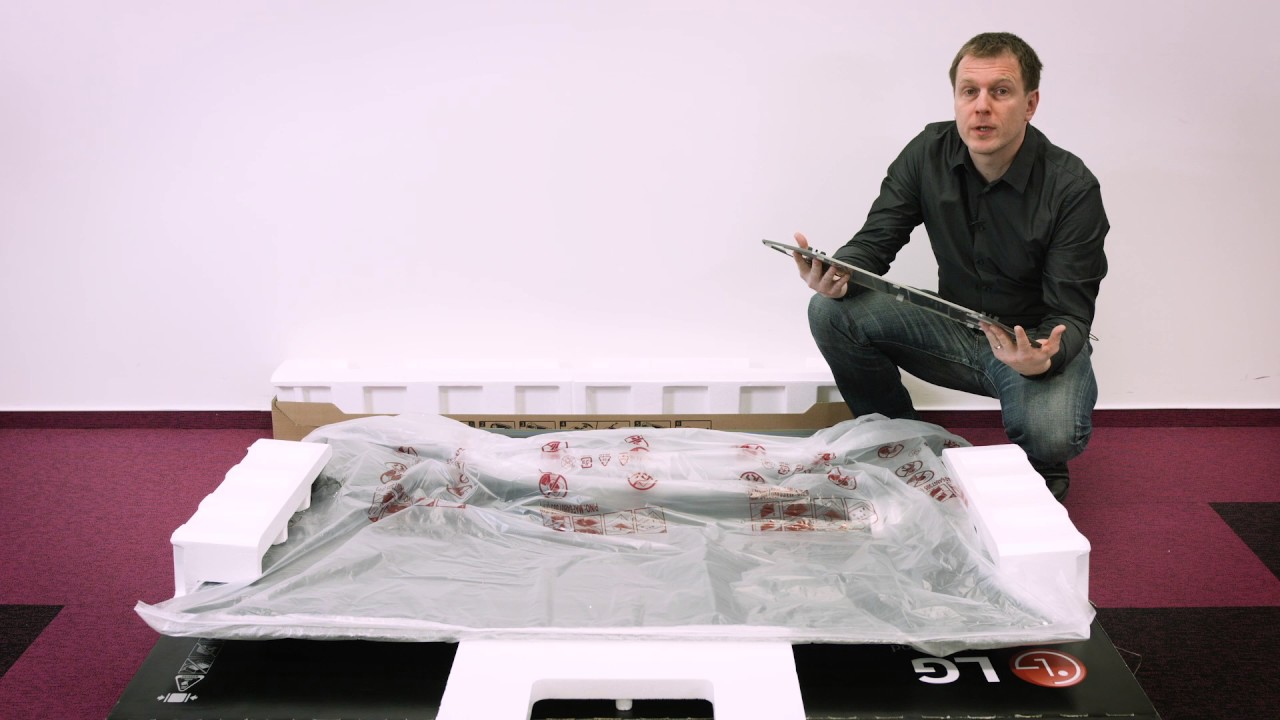 Rozbalení a instalace OLED TV