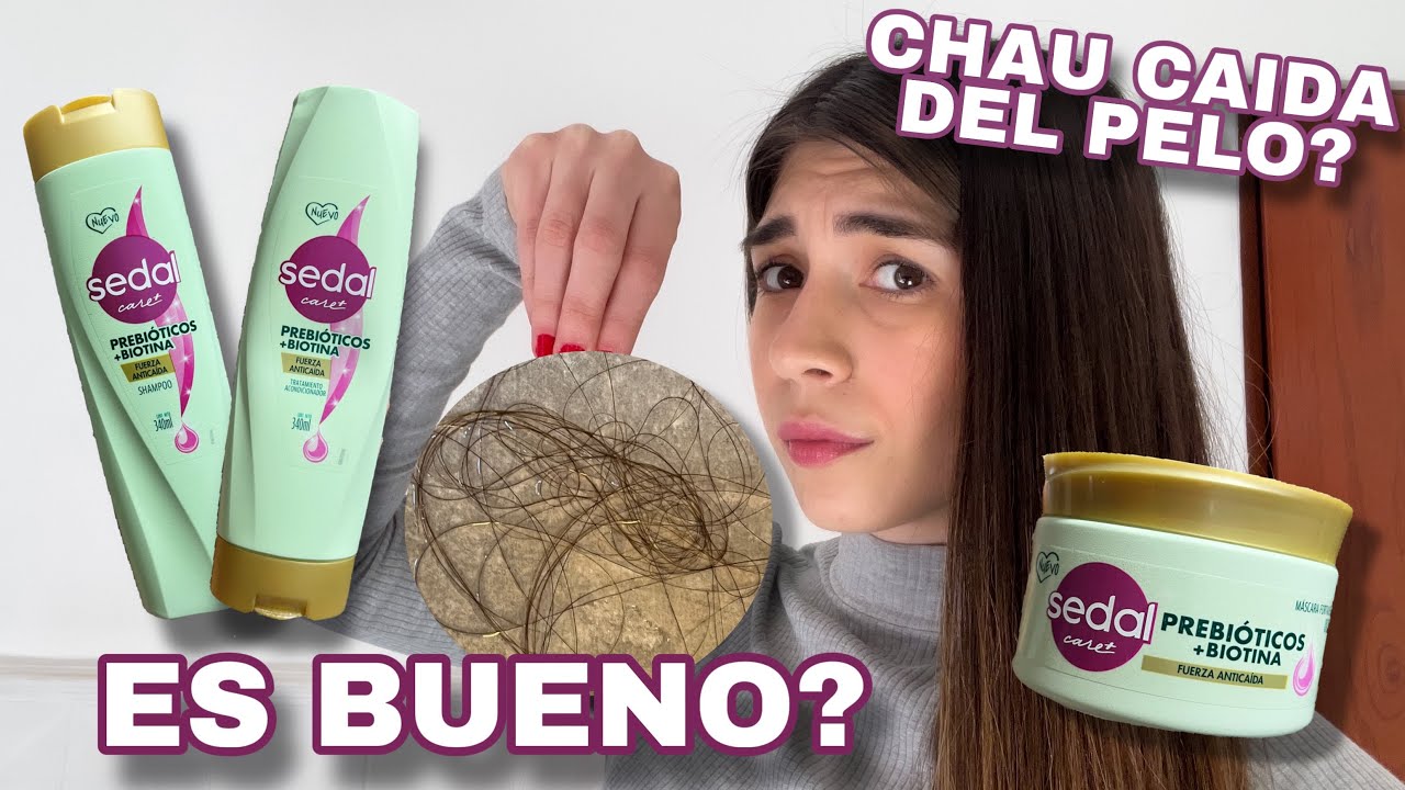 Sedal PREBIOTICOS y BIOTINA mi experiencia, reseña DETIENE LA CAIDA DEL CABELLO? Es Bueno? #review