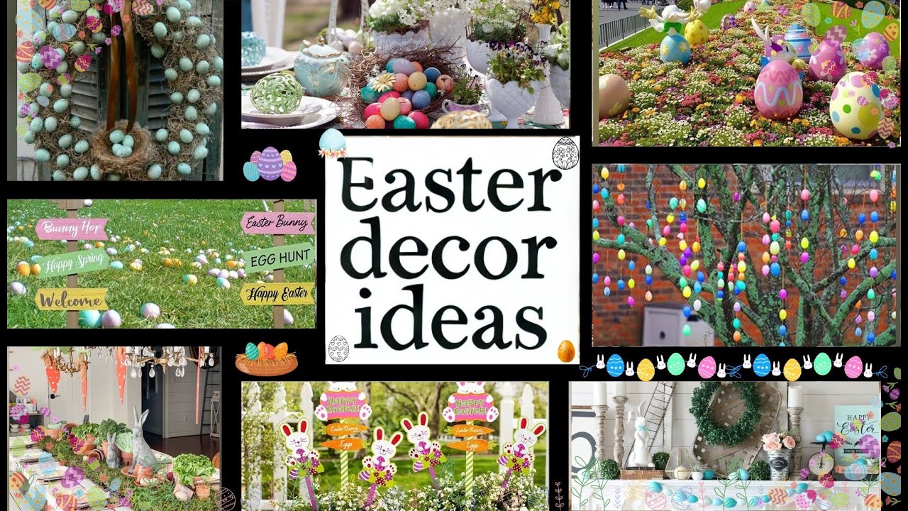 DIY 2025 Easter Decorations Ideas ~ Creative Home DIY Easter Decorating Ideas 2025