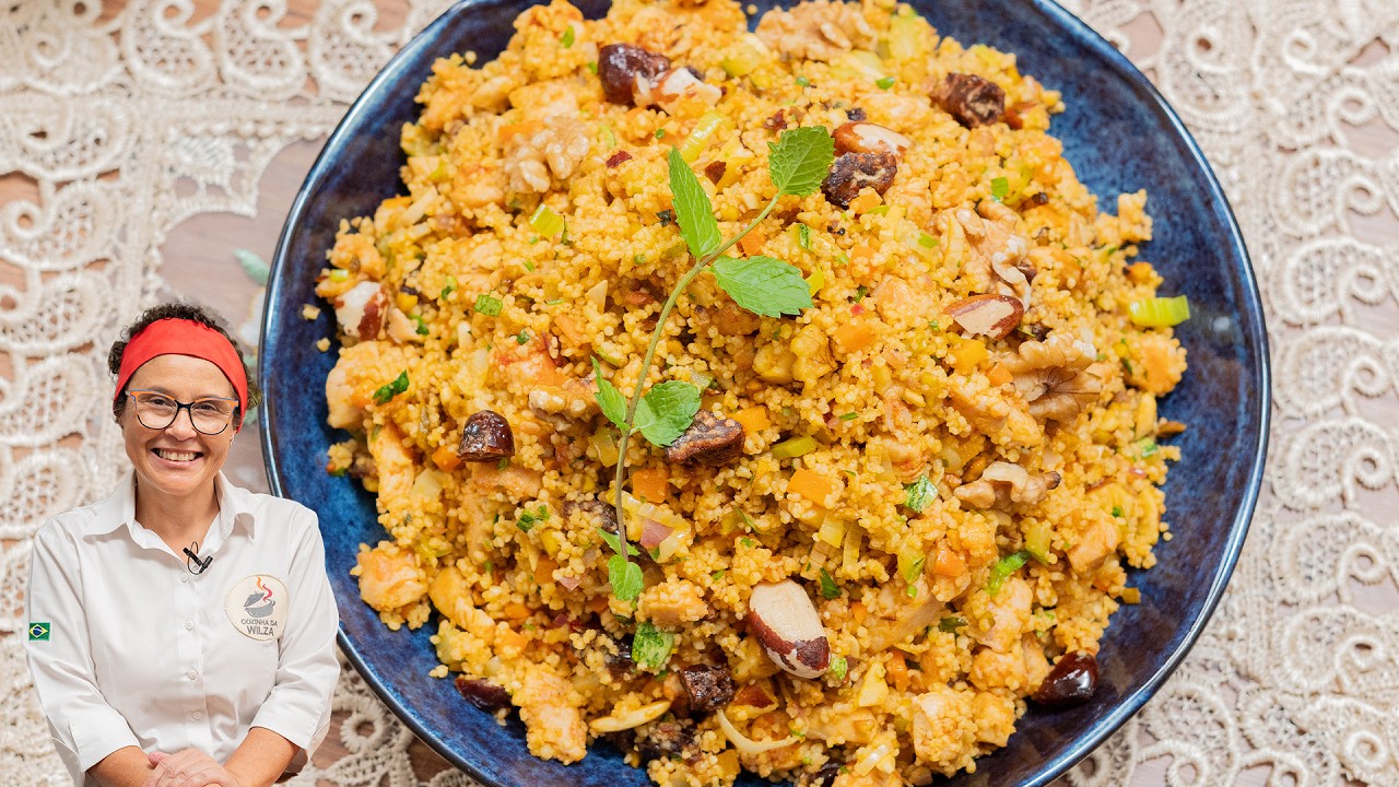 CUSCUZ MARROQUINO PERFEITO PARA ACOMPANHAR SUAS RECEITAS DE NATAL