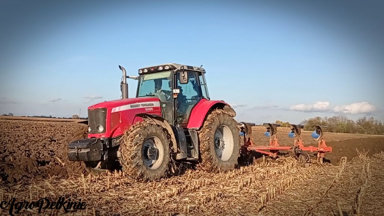 Orka jesienna 2022 ☆ Massey Ferguson 6485 & KUHN Multi - Master 122 | Dźwięk silnika ★Podkarpacie★