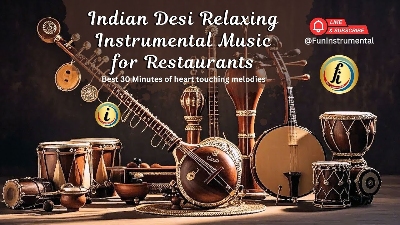 Indian Pakistani desi relaxing instrumental music for restaurants, shops,  office Vol-1
