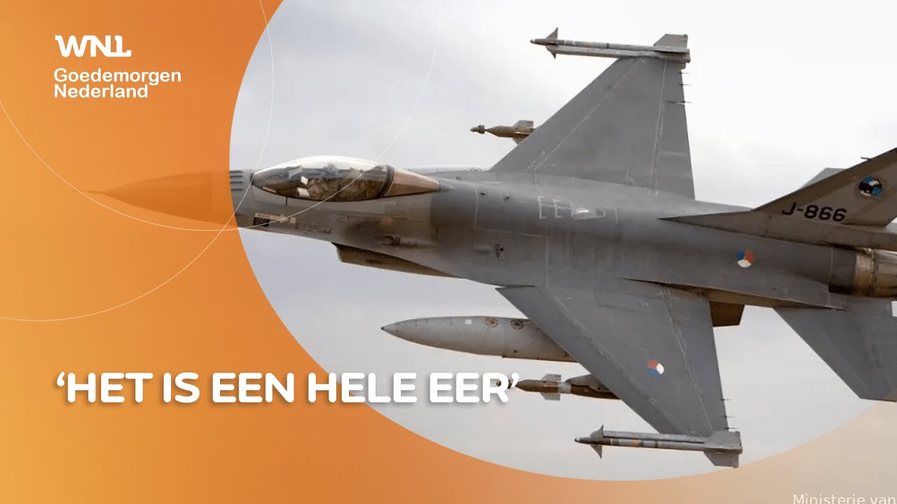F-16's brengen Nederland laatste groet: 'Ongelooflijke eer'