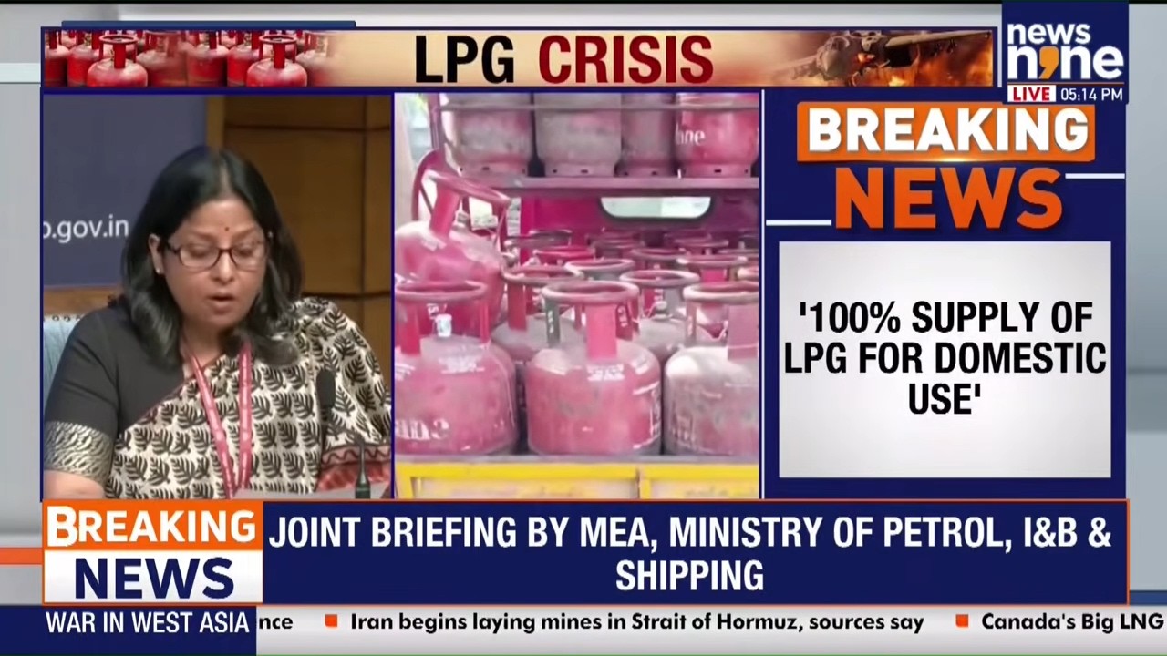 Govt First Briefing On LPG Shortage | LIVE
