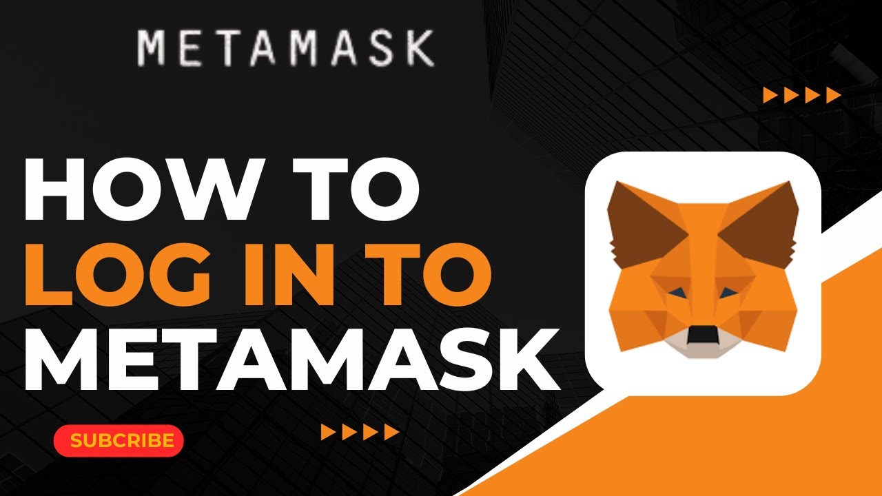How To Login To Metamask Account !