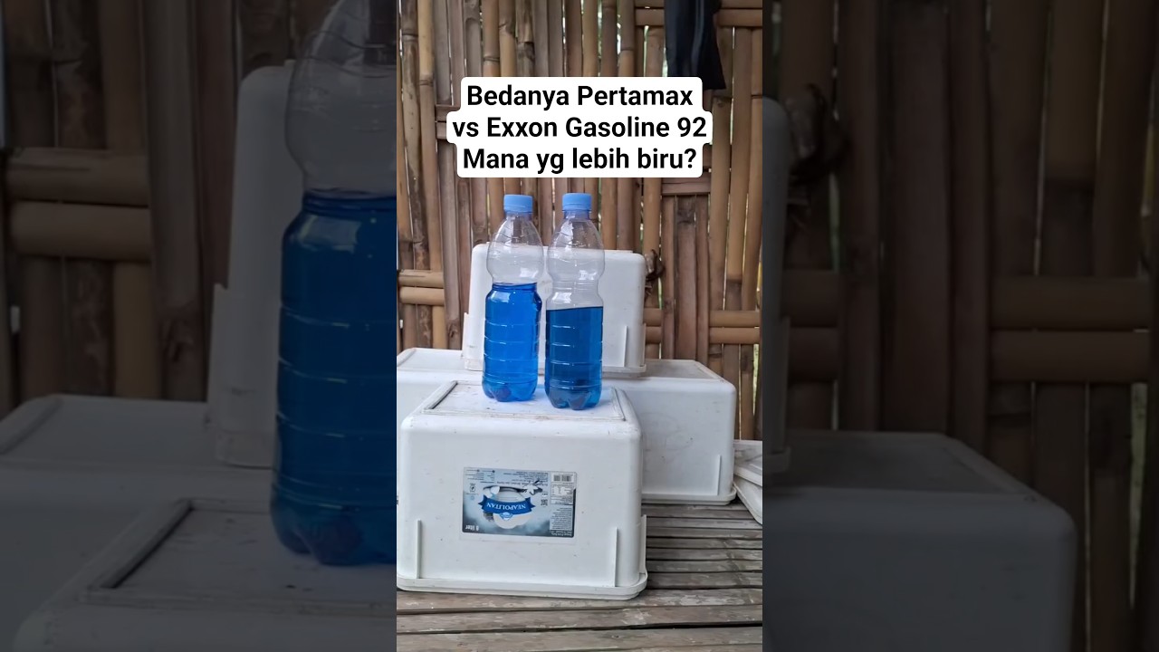 Pertamax vs Mobil Gasoline 92 #honda #indomobil #pertamax #exxonmobile