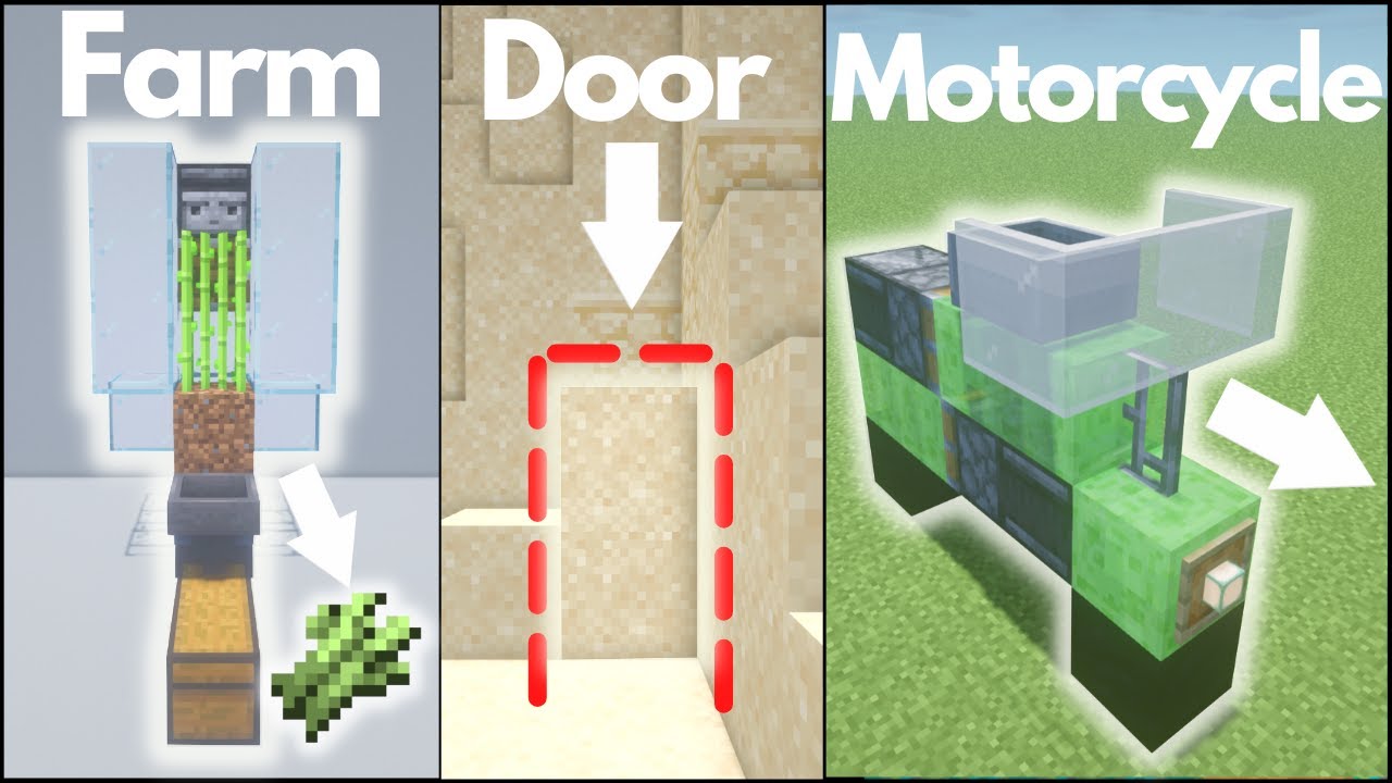 Minecraft: 6 Simple Redstone Builds