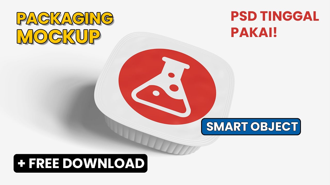Mockup packaging  GRATIS + Tutorialnya | Free PSD Packaging Mockup Tutorial