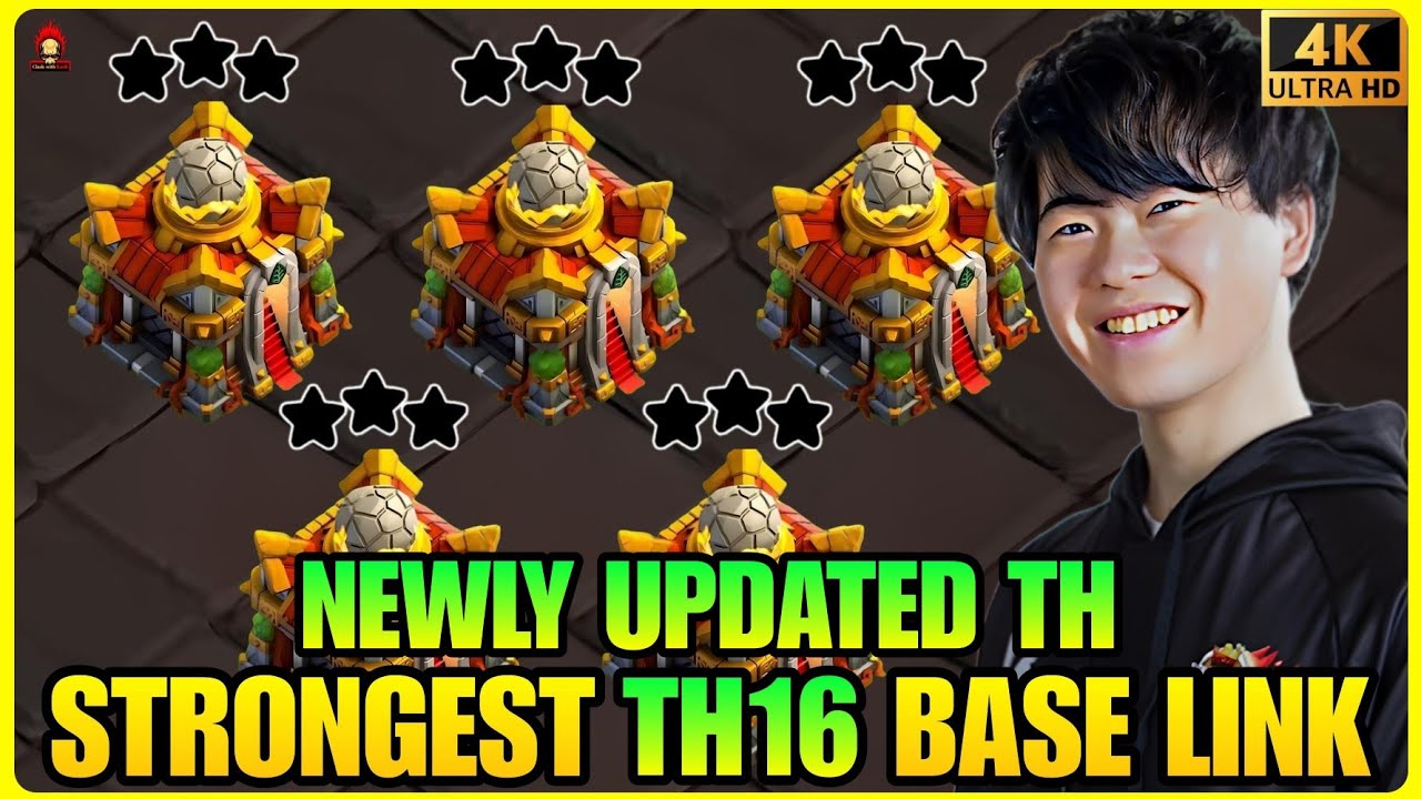 ONLY NEWLY UPDATED TOP 10 TH16 WAR BASE | TH16 CWL BASE LINK | TH16 LEGEND BASE LINK | TOWNHALL 16