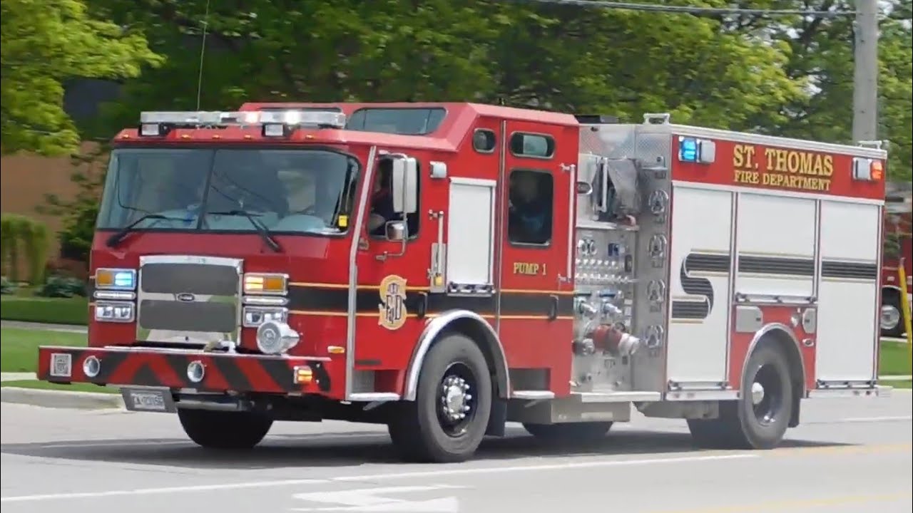 St. Thomas Fire - Pump 1 Responding
