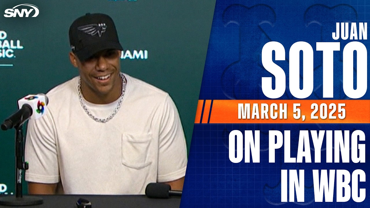 Juan Soto on his level of confidence entering the World Baseball Classic