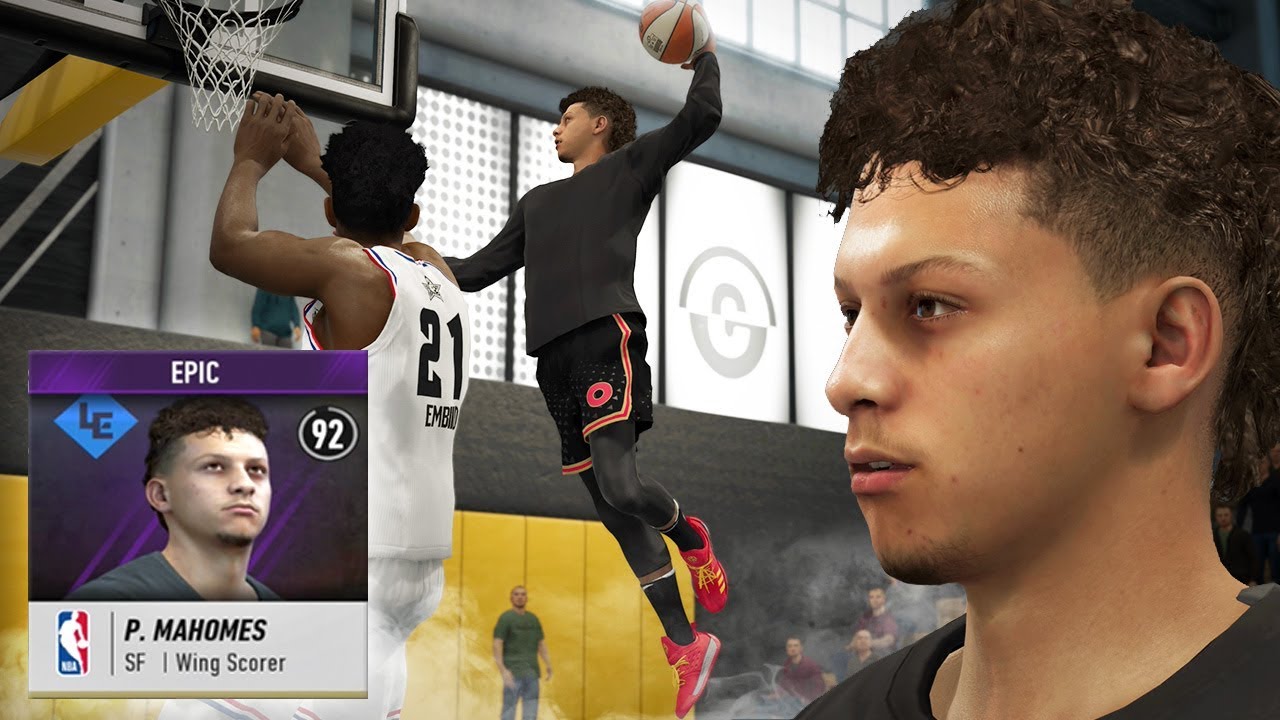 Unlocking PATRICK MAHOMES On NBA LIVE 19! (Live Run Gameplay)