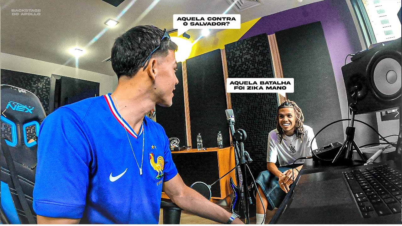 APOLLO  E JOTAP&Ecirc; EM SESS&Atilde;O DE EST&Uacute;DIO! RELEMBRANDO BATALHAS, GRAVANDO PRO MEU EP E MUITA RESENHA.
