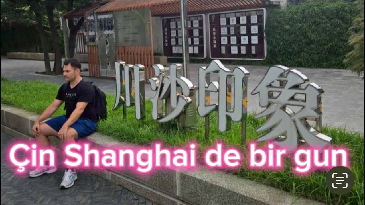 Çin Shanghai de bir gun