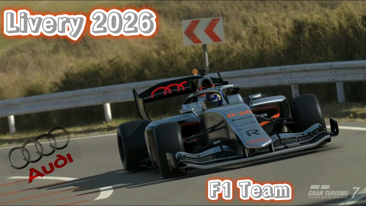 Livery AUDI 26' Gran Turismo 7 #alexymatiasgaming #gameplay #f1 #audi 