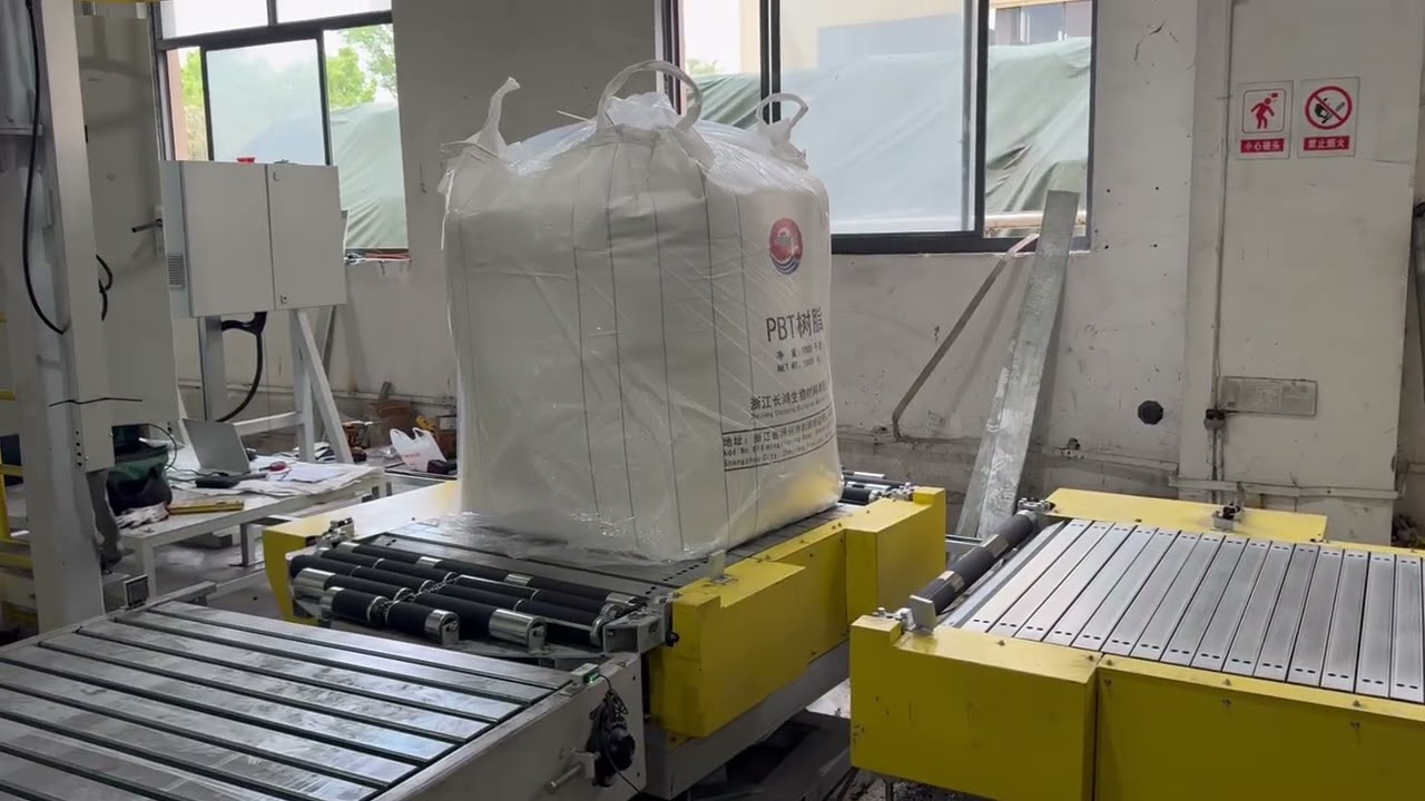 Ton Bag Packaging Scale Machine for Packing PBT Resin from MOK