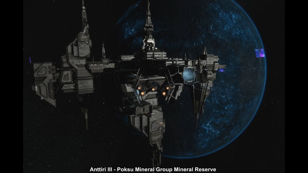EVE Online Station Tours:  Anttiri III - Poksu Mineral Group Mineral Reserve