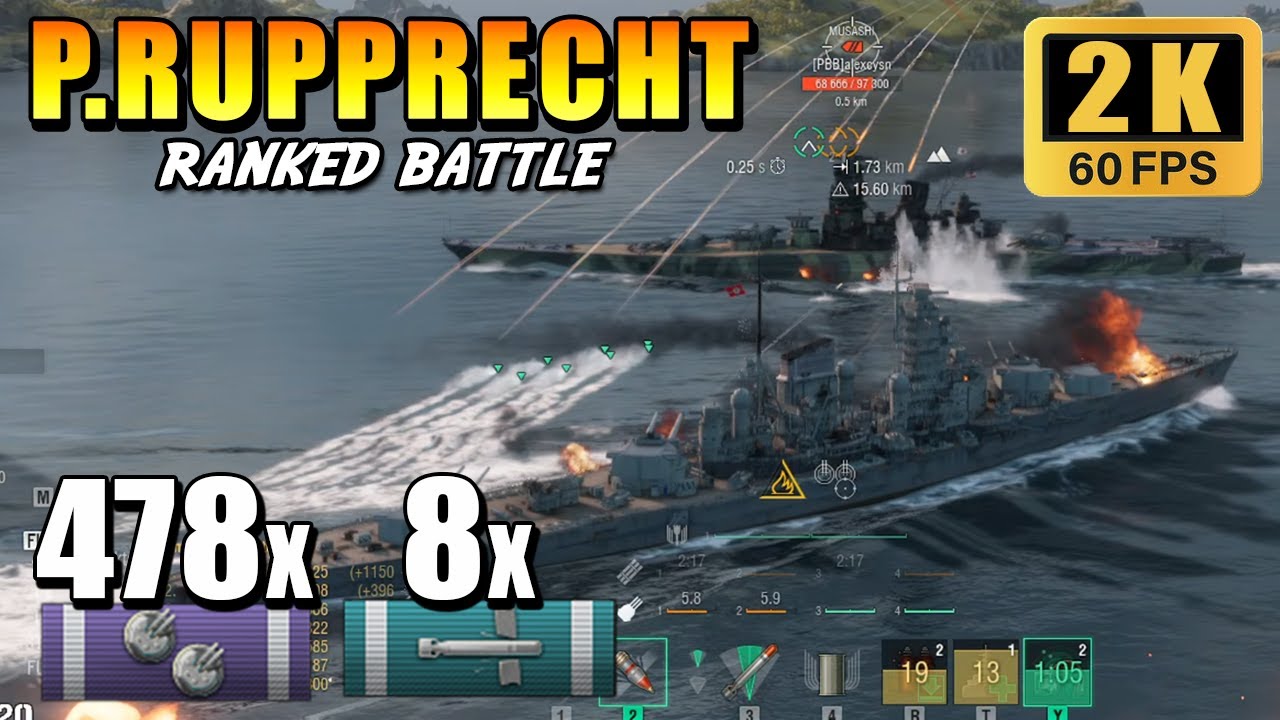 Prinz Rupprecht — Deadly secondary weapons and torpedoes