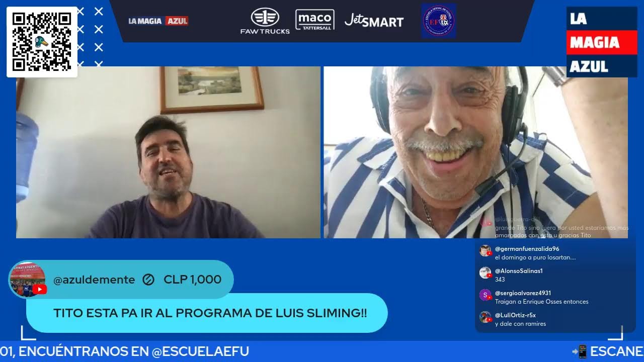 📺🤘 La Magia Azul EN VIVO | La previa de Universidad de Chile vs Deportes Limache en el Nacional