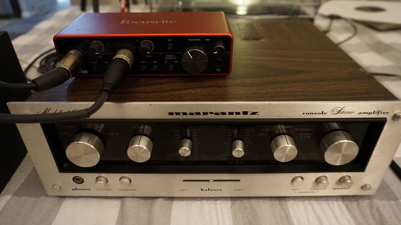 Marantz Model 1040 Console Stereo Amplifier Late 70's Demo
