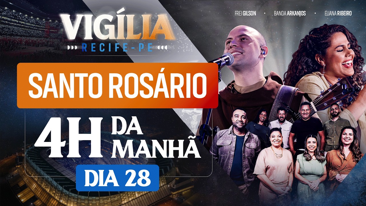 Vig&iacute;lia em Recife-PE | Santo Ros&aacute;rio | 28&deg; Dia | Quaresma 2026 | 21/03 | 18:00 | Live Ao vivo