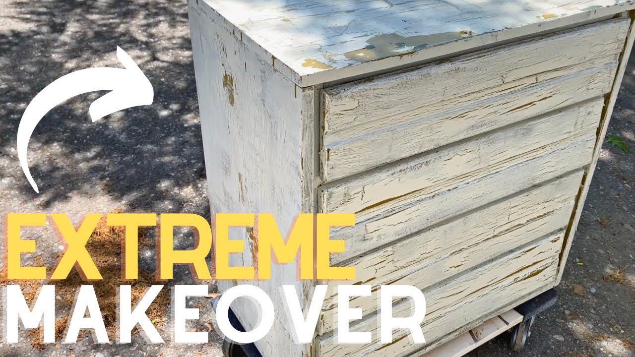 STINKY Trash to Treasure: Curbside Dresser Makeover