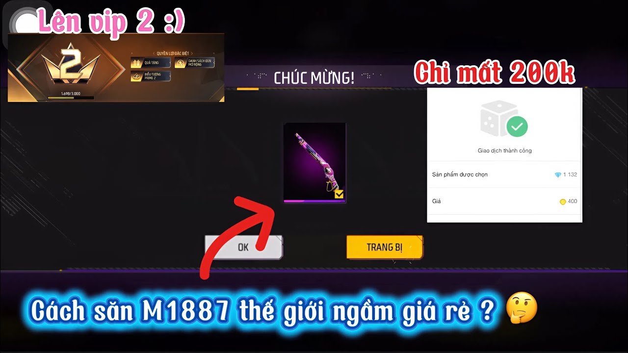 Cách săn skin m1887 thế giới ngầm giá cực rẻ ?