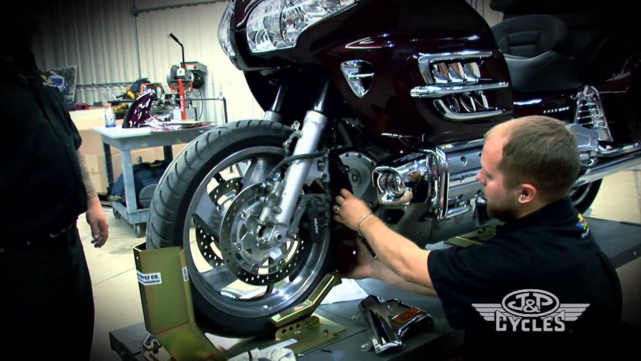 Install Chrome Timing Cover by Show Chrome Accessories • Honda Goldwing • JPCYCLES.COM