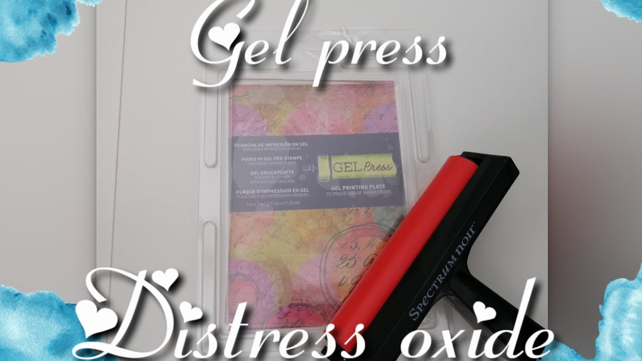 [TEST SCRAPBOOKING] GEL PRESS DISTRESS OXIDE, Créatrice testeuse #horizoncréatif