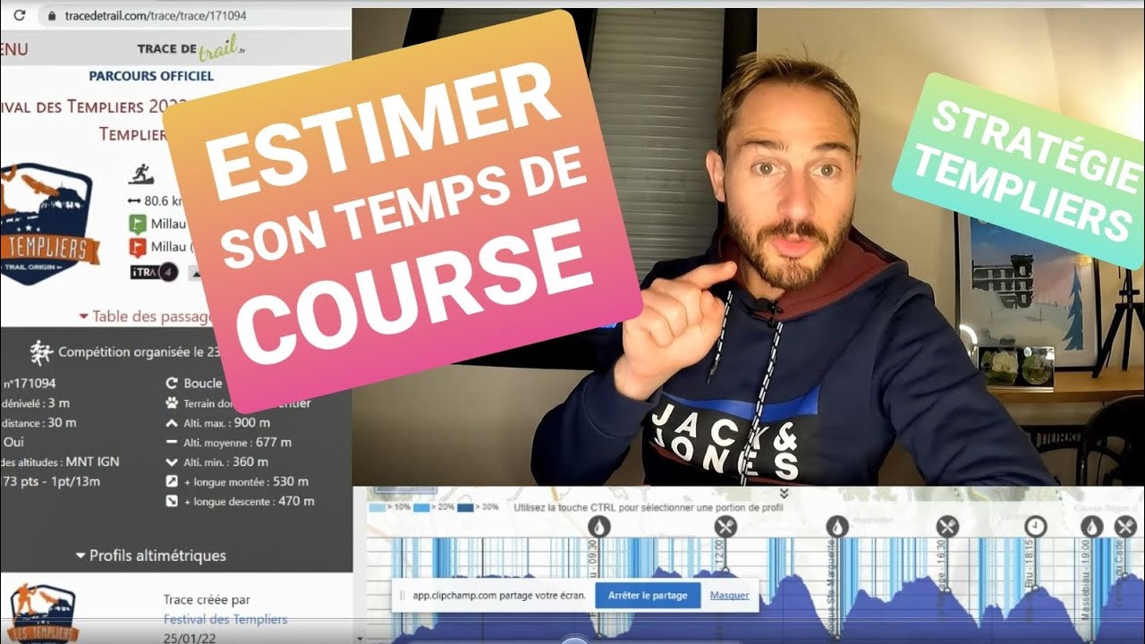CONSEILS : ESTIMER SON TEMPS DE COURSE,  SA STRATÉGIE À PARTIR D'UNE TRACE GPX 🤔,trail des templiers