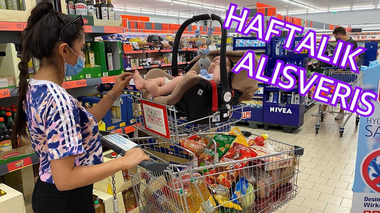 ALMANYADA FIYATLI MARKET ALISVERISI🛒 130 EURO’YA NELER ALINIR⁉️