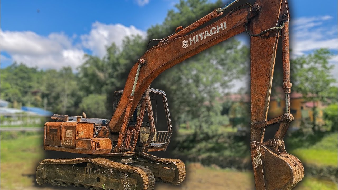 Restoration of HITACHI EX120-1 | 23 days to finish | Amazing Transformation To Brand New Excavator
