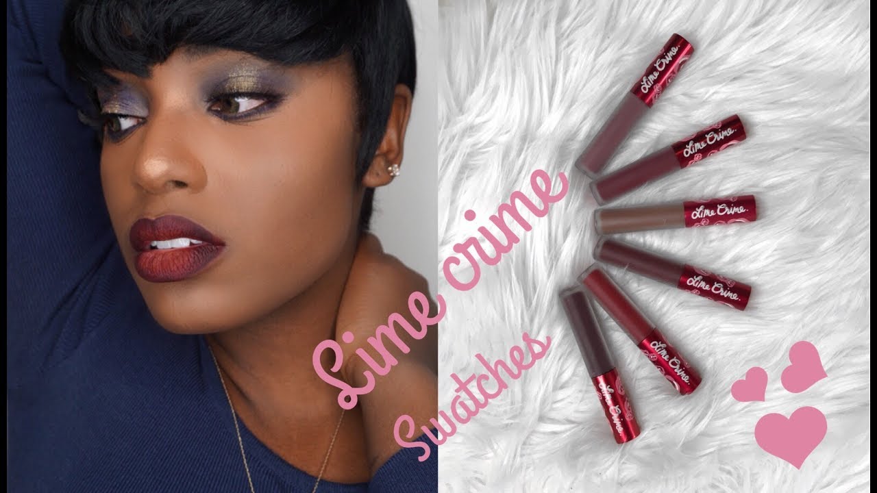 Lime Crime Liquid Lipstick Swatches