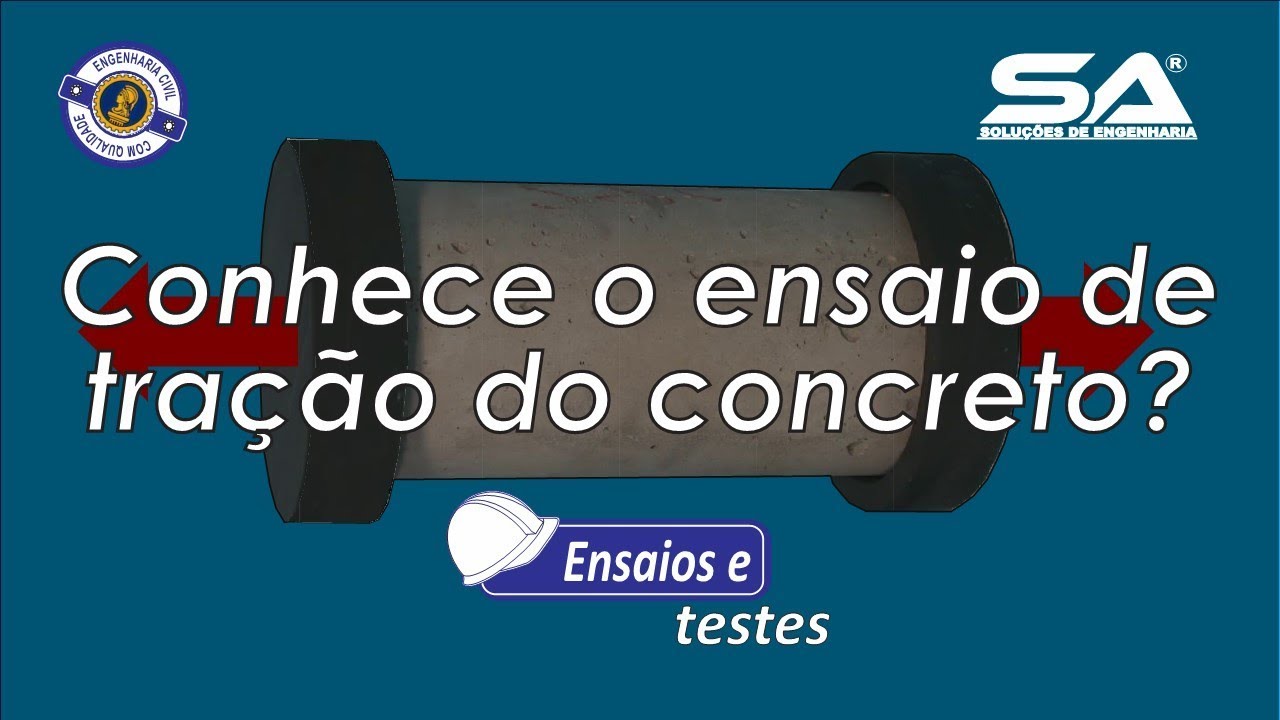 Conhece o ensaio de tração do concreto?