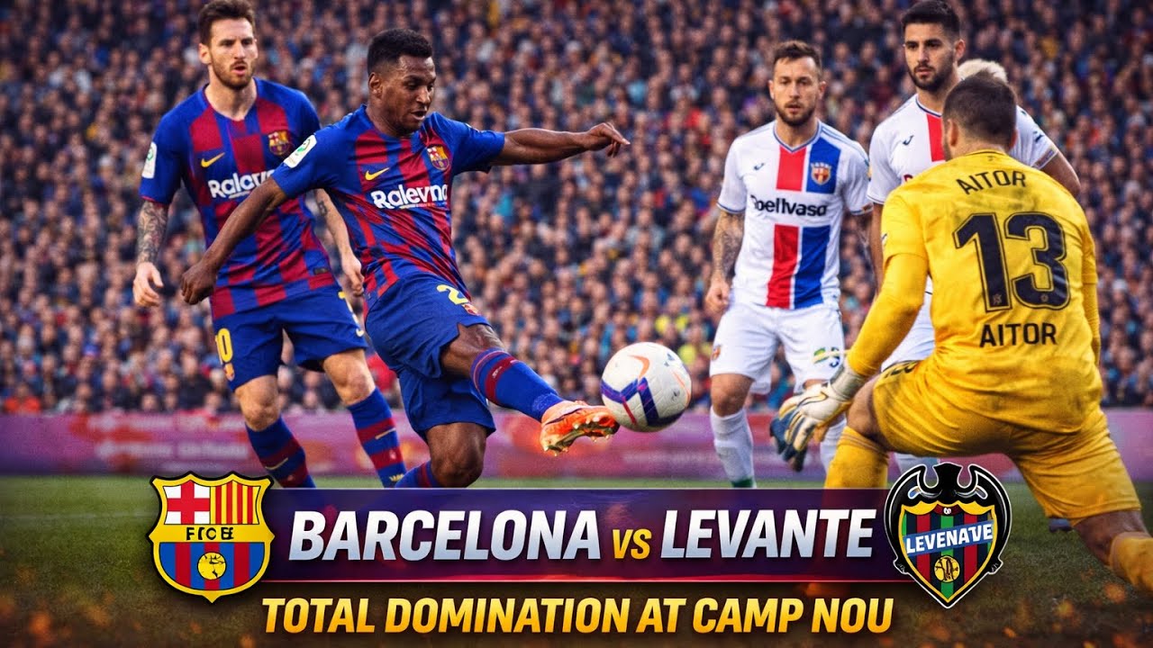 Barcelona vs Levante – Goals, Drama & Pure Football 🔥⚽ eFootball2026 | Ps5 | 4K 