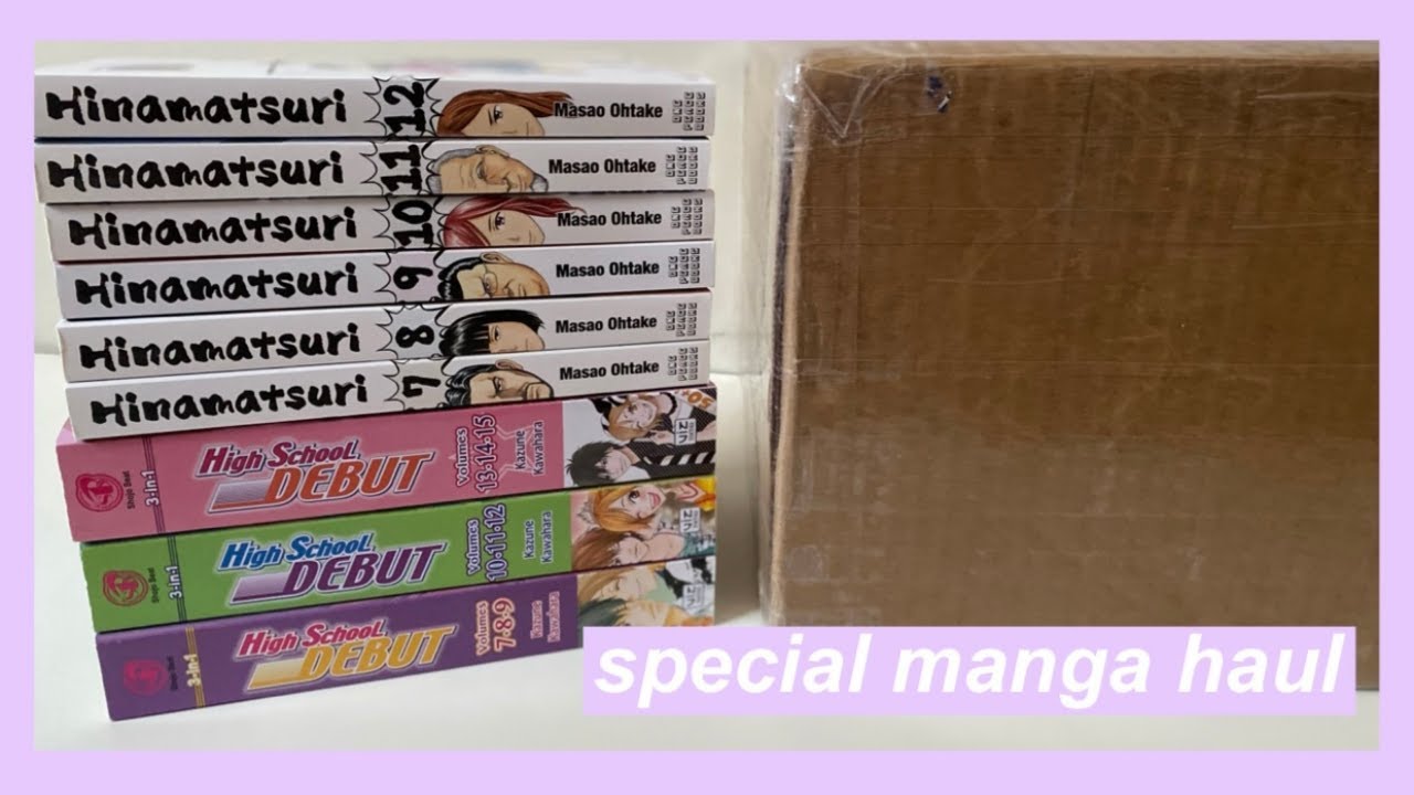 manga haul - rightstuf sale + special package