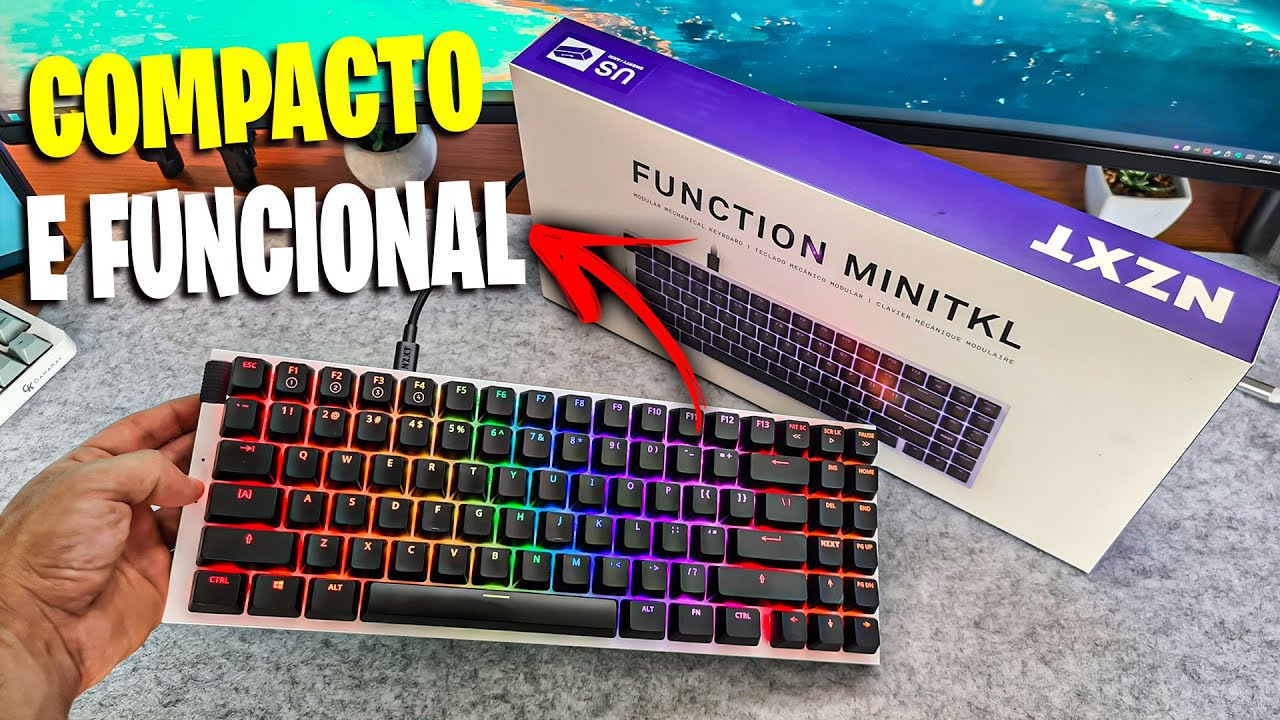 NZXT FAZENDO TECLADO MECÂNICO! ESSA EU QUERO VER! - Function Mini TKL