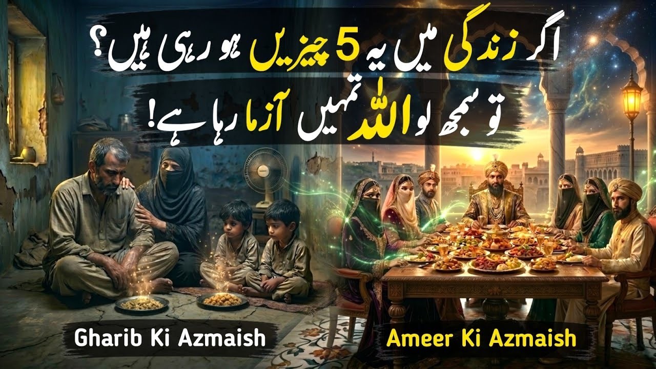 Agar Zindagi Mein Yeh 5 Cheezein Ho Rahi Hain To Samajh Lo Allah Tumhe Azma Raha Hai - Gehri Haqiqat