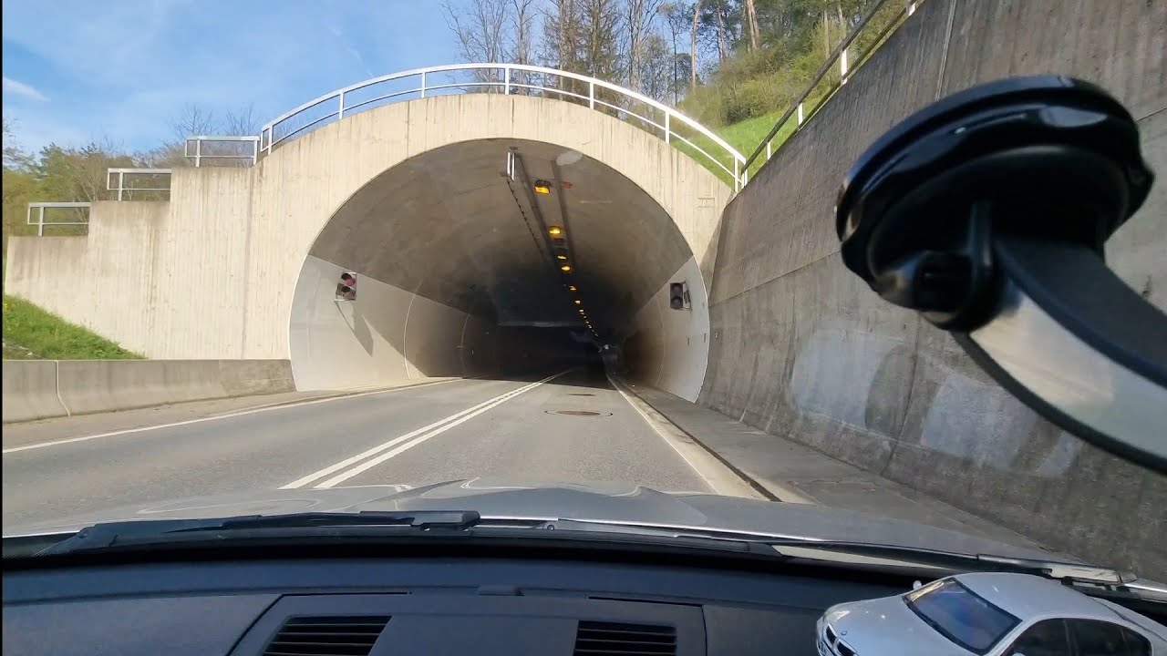 295 Meter lange Eckenberg-Tunnel Eckenbergtunnel, B292, Adelsheim Baden-Württemberg