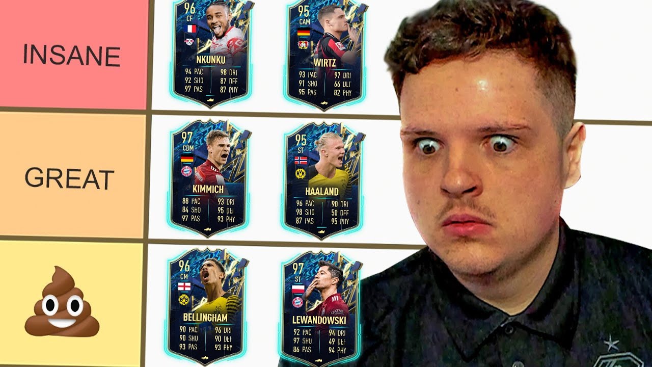 RANKING EVERY BUNDESLIGA TOTS ON FIFA 22! | Bundesliga Team of the Season Tier List...