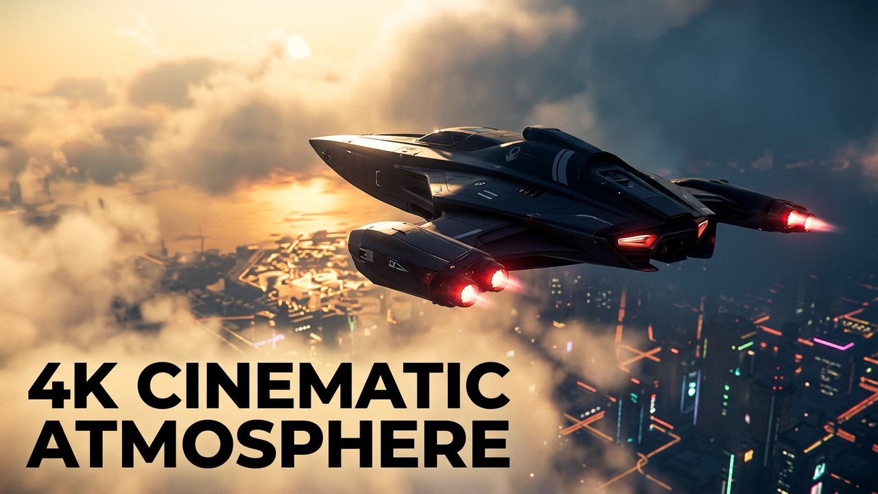 Kruger Wolf Atmospheric Flight | ArcCorp Clouds | Star Citizen 4K