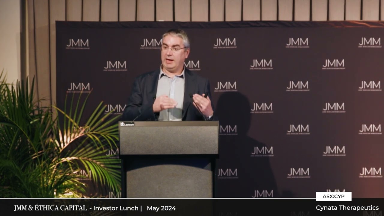 Cynata Therapeutics (ASX:CYP)  | JMM & &eacute;thica Capital Innovation & Investment Insights | May 2024
