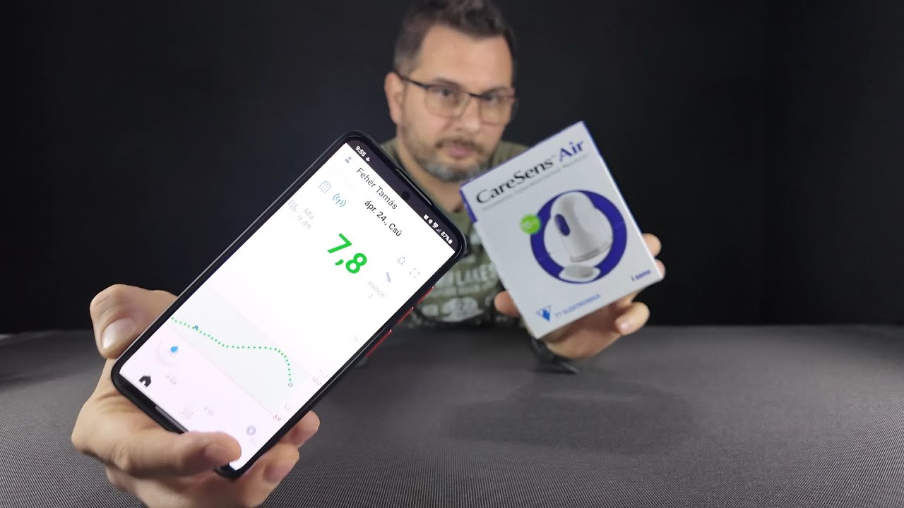 CareSens Air - Folyamatos V&eacute;rcukor Monitoroz&aacute;s BT App seg&iacute;ts&eacute;g&eacute;vel!!!