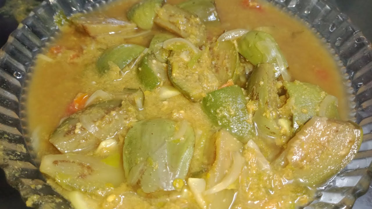 পাহাড়ি রান্না সিদল দিয়ে বেগুন।