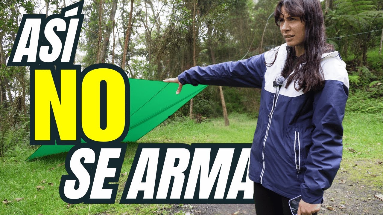 Manual de lo No Perfecto: Primer intento FAIL con el tarp ⛺ | Aprende de mis errores