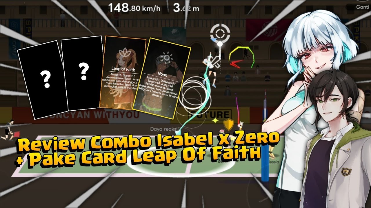 Review Combo Isabel & Zero + Pake Card Leap Of Faith Auto Keras cuy | The Spike VolleyBall Cross