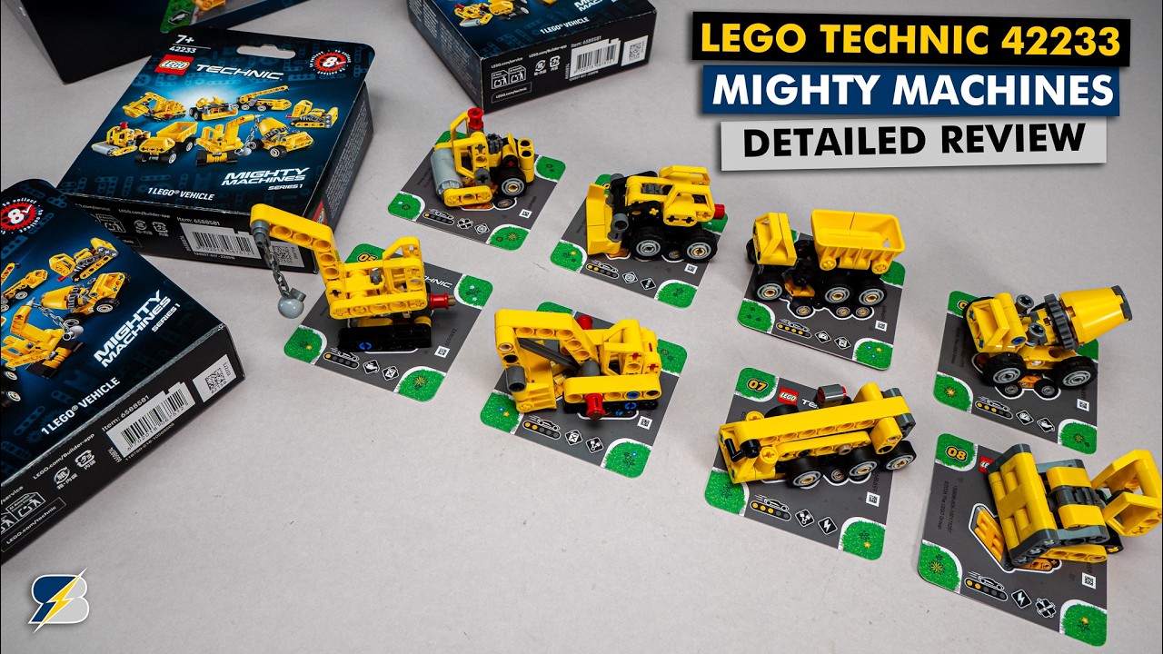 LEGO Technic 42233 Mighty Machines Series 1 - Detailed Review