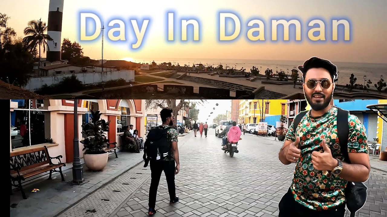 День в Дамане с друзьями | Поездка на мотоцикле из Мумбаи в Даман #daman