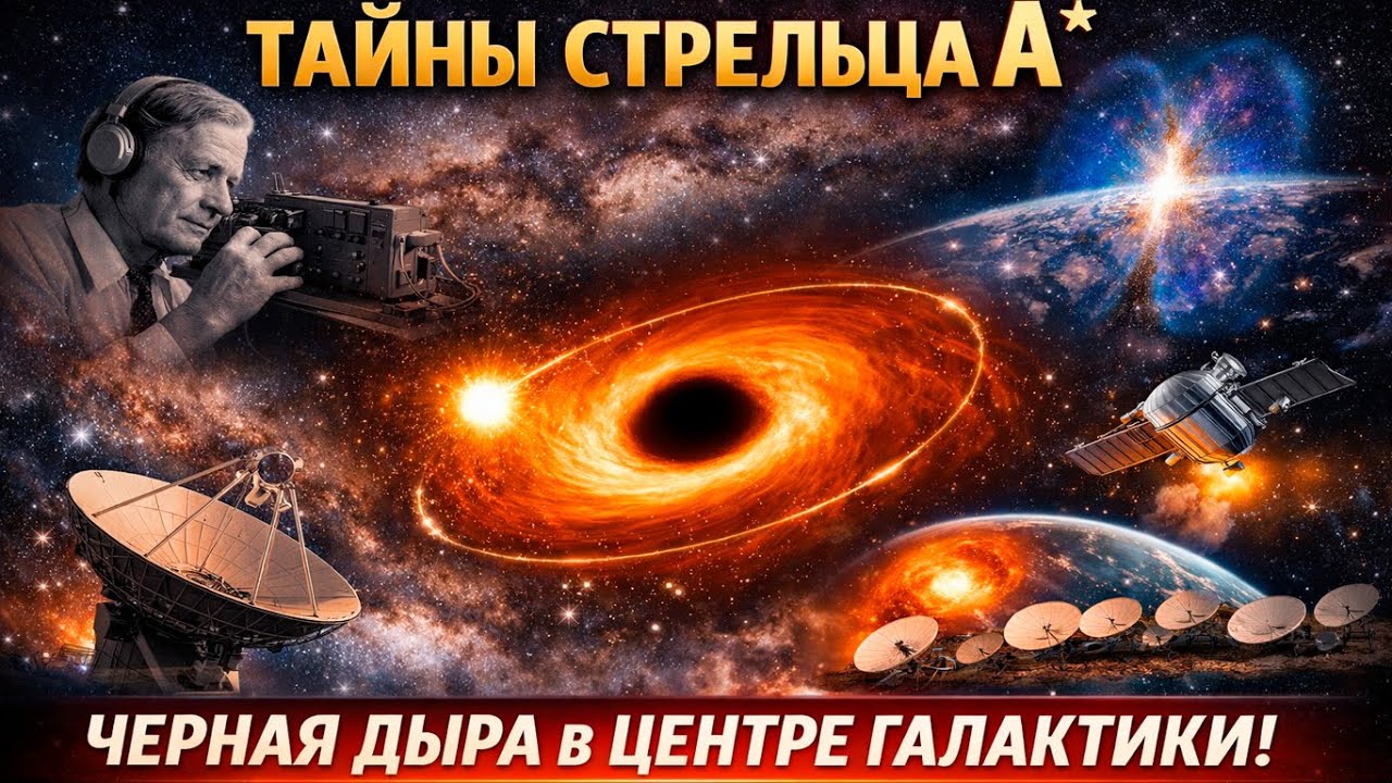 Что скрывает центр Млечного Пути? Стрелец A: 90 лет охоты за нашей чёрной дырой